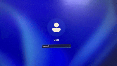 Screenshot of the Windows 10 login screen for a user named Hitesh Kumar.